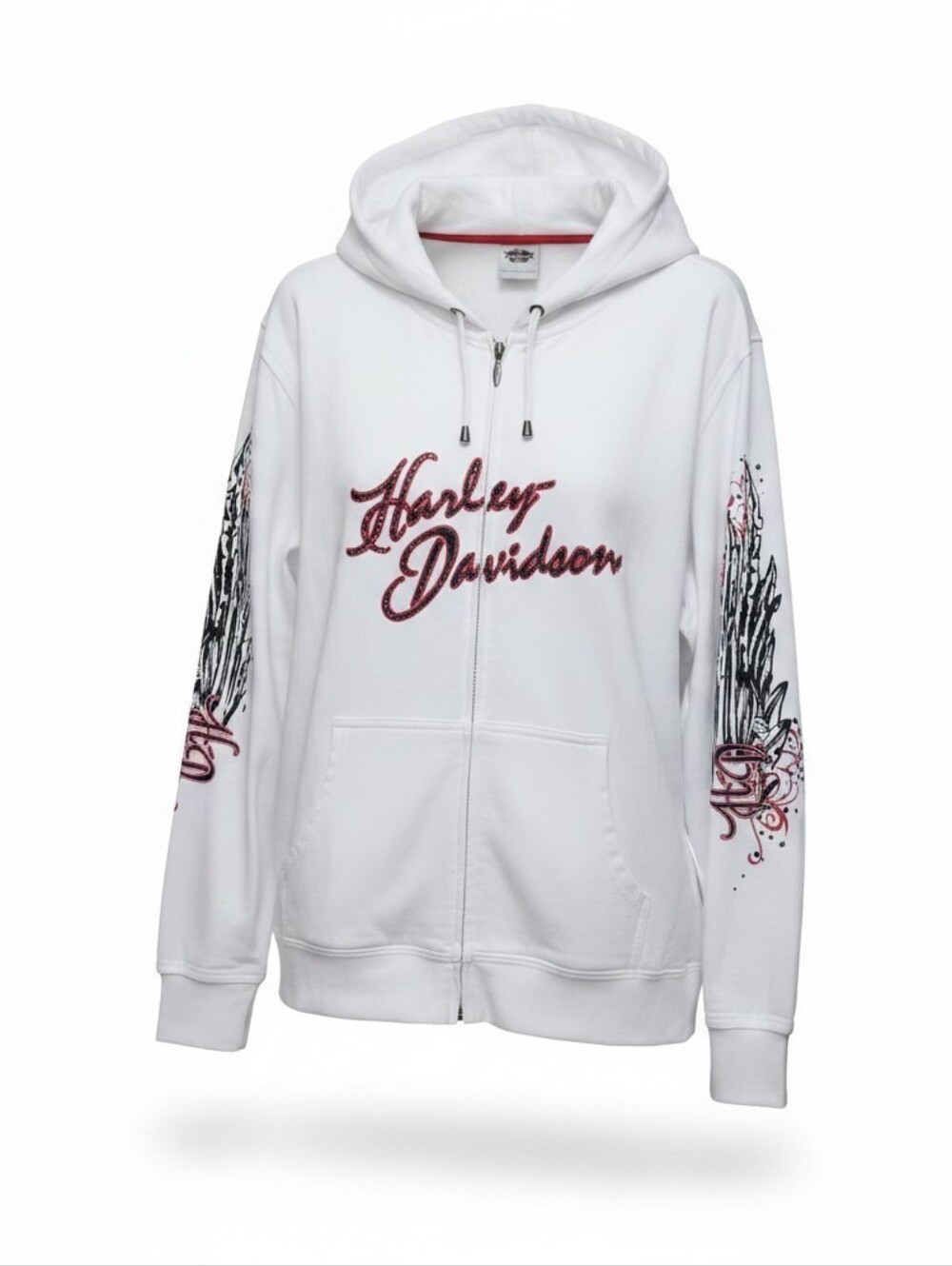 Harley-Davidson Vintage Valentine Collection Zip-Up Hoodie Sz 2W
